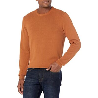 Amazon Essentials Men's Tröja med rund hals (finns i Big & Tall), Rost, XS Amazon Essentials Men's Tröja med rund hals (finns i Big & Tall), Rost, XS