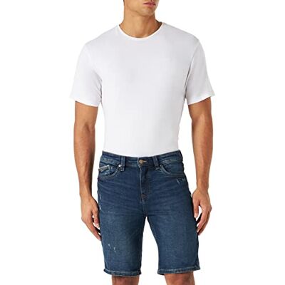 Springfield Herr Bermudas denim Slim Turquesa/Pato, 32 Springfield Herr Bermudas denim Slim Turquesa/Pato, 32