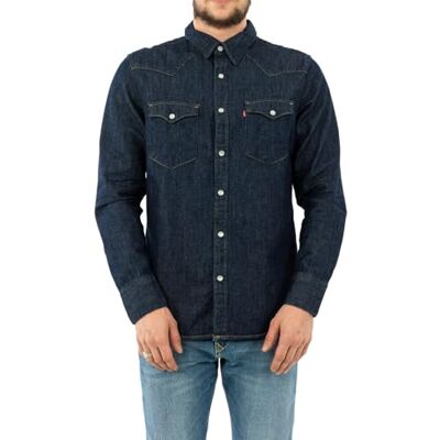 Levi's herr Tröja Barstow Western Standard, Indigo Rinse, S Levi's herr Tröja Barstow Western Standard, Indigo Rinse, S