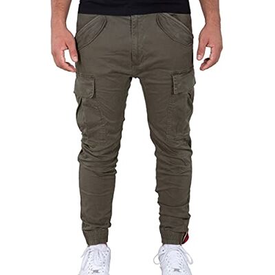Alpha Industries Airman Pant-fritidsbyxor för män Black Olive Alpha Industries Airman Pant-fritidsbyxor för män Black Olive