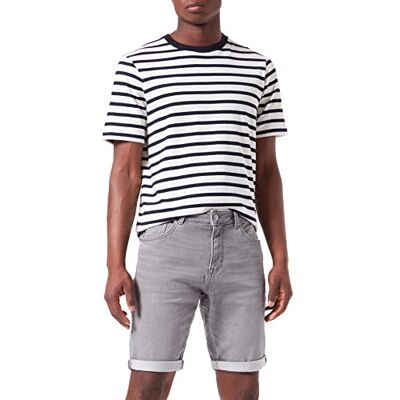 TOM TAILOR Herr Bermuda jeans shorts 1033315, 10212 Clean Light Stone Grey Denim, 28 TOM TAILOR Herr Bermuda jeans shorts 1033315, 10212 Clean Light Stone Grey Denim, 28