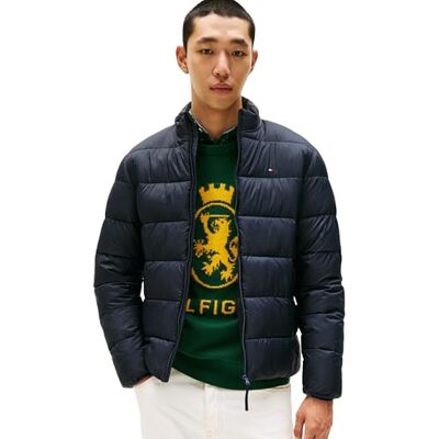 Tommy Hilfiger Herr MID WEIGHT STAND COLLAR JKT MW0MW41982 andra jackor, blå, XXL, Blå (ökenhimmel), XXL Tommy Hilfiger Herr MID WEIGHT STAND COLLAR JKT MW0MW41982 andra jackor, blå, XXL, Blå (ökenhimmel), XXL