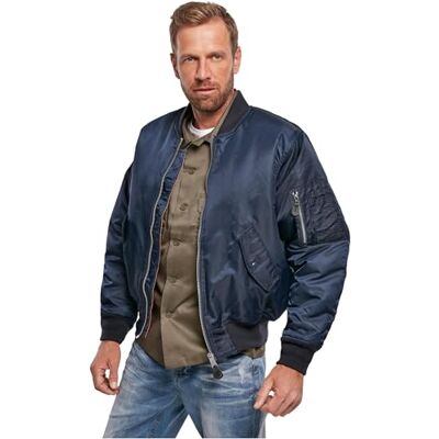 Brandit Herr MA-1 jacka, bomberjacka flygjacka Blouson, mörk marinblå, M Brandit Herr MA-1 jacka, bomberjacka flygjacka Blouson, mörk marinblå, M