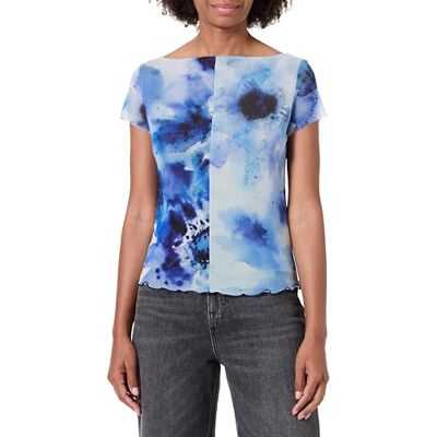 Desigual REPRIS_TS_Aura, 5016 Estate Blue, L, Blå, L Desigual REPRIS_TS_Aura, 5016 Estate Blue, L, Blå, L