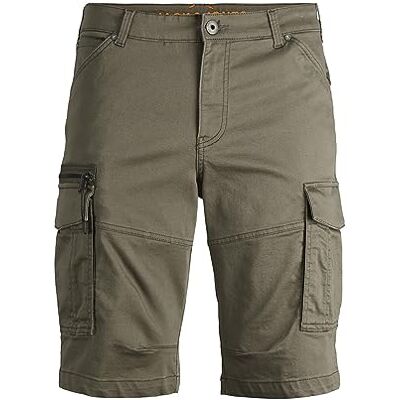 JACK & JONES Jjidex Jjcargo AKM Sn shorts, Dammig oliv, S JACK & JONES Jjidex Jjcargo AKM Sn shorts, Dammig oliv, S