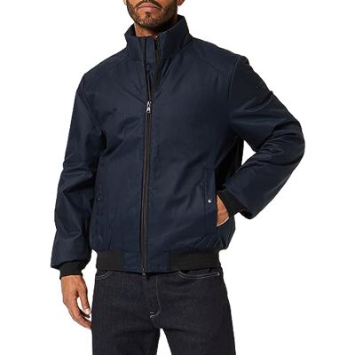 Geox M Vincit-jacka för män, Sky Captain/svart, 46 Geox M Vincit-jacka för män, Sky Captain/svart, 46
