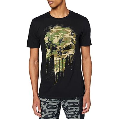 Marvel Punisher Skull Camo T-shirt herr, svart, XXL Marvel Punisher Skull Camo T-shirt herr, svart, XXL