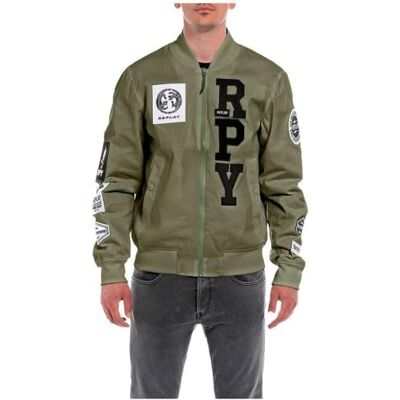 Replay Herr M8326 jacka 833 Khaki, XS, 833 KHAKI, XS Replay Herr M8326 jacka 833 Khaki, XS, 833 KHAKI, XS