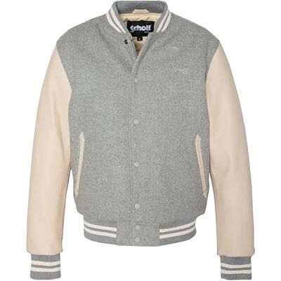 Schott NYC Herrjacka LC8705X LIGHT GREY/BEIGE S, Ljusgrå/beige, S Schott NYC Herrjacka LC8705X LIGHT GREY/BEIGE S, Ljusgrå/beige, S