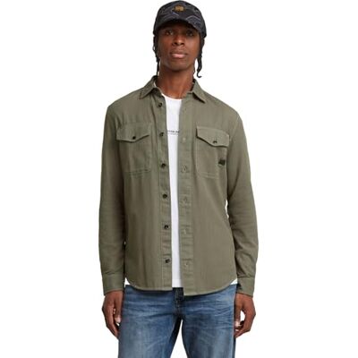 G-STAR RAW Marine Slim Shirt ls, Grön (Shamrock Gd D24963-d454-b681), XXL G-STAR RAW Marine Slim Shirt ls, Grön (Shamrock Gd D24963-d454-b681), XXL