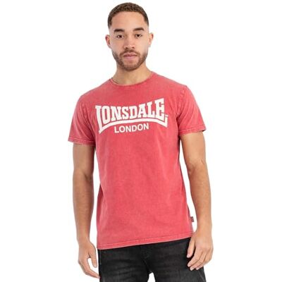 Lonsdale Stofa T-Shrit, röd/ecru, XXXL herr, Röd/Ecru, 3XL, 117535 Lonsdale Stofa T-Shrit, röd/ecru, XXXL herr, Röd/Ecru, 3XL, 117535