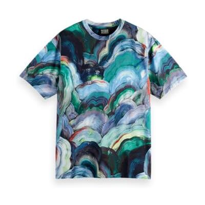 Scotch & Soda Digital AOP Relaxed fit T-shirt, Aop Abstract Fungi 410, S Scotch & Soda Digital AOP Relaxed fit T-shirt, Aop Abstract Fungi 410, S
