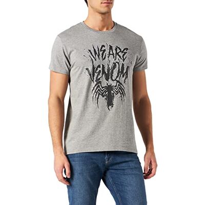 Marvel T-shirt för män, Mellangrå, S Marvel T-shirt för män, Mellangrå, S