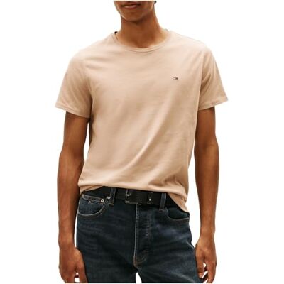 Tommy Jeans herr TJM XSLIM tröja TEE DM0DM04411, beige, XS, Beige (kustbrungrått), XS Tommy Jeans herr TJM XSLIM tröja TEE DM0DM04411, beige, XS, Beige (kustbrungrått), XS