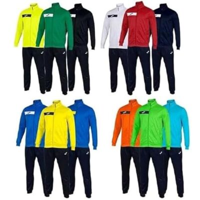 Joma Herr Columbus träningsoverall grön/svart, XXXL Joma Herr Columbus träningsoverall grön/svart, XXXL