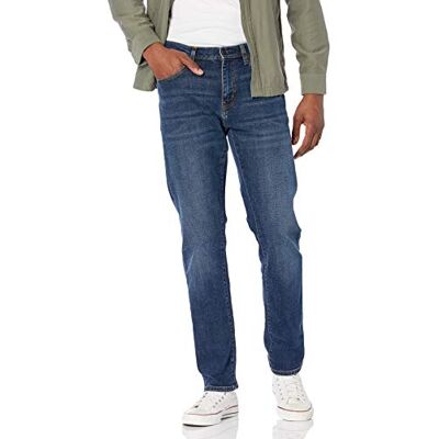 Amazon Essentials Men's Jeans atletisk passform, Mörkblå vintage, 36W / 29L Amazon Essentials Men's Jeans atletisk passform, Mörkblå vintage, 36W / 29L