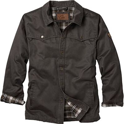Legendary Whitetails Stockyards Lonestar vaxad canvas skjortjacka, antracit, L Legendary Whitetails Stockyards Lonestar vaxad canvas skjortjacka, antracit, L
