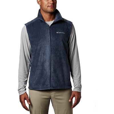Columbia För Män Steens Mountain väst Fleeceväst, Marinblå (Collegiate Navy), XXL Columbia För Män Steens Mountain väst Fleeceväst, Marinblå (Collegiate Navy), XXL