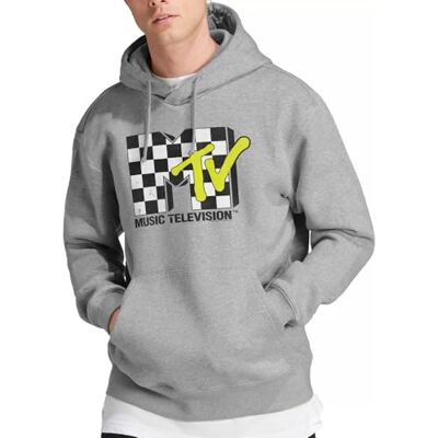 MTV - Logo MTV Checker Board logo huvtröja, atletisk ljung, medium, Atletisk Heather, M MTV - Logo MTV Checker Board logo huvtröja, atletisk ljung, medium, Atletisk Heather, M