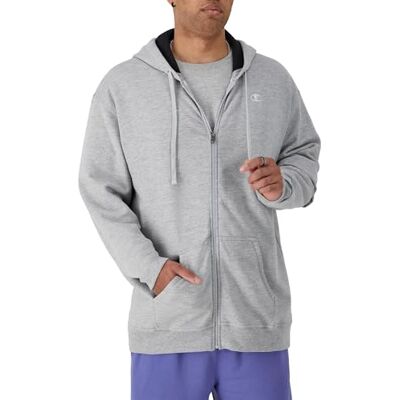Champion Men's Zip-Up Hoodie, Powerblend, Zip-Up Hoodie Sweatshirt for Men (Reg. or Big & Tall) Champion Men's Zip-Up Hoodie, Powerblend, Zip-Up Hoodie Sweatshirt for Men (Reg. or Big & Tall)