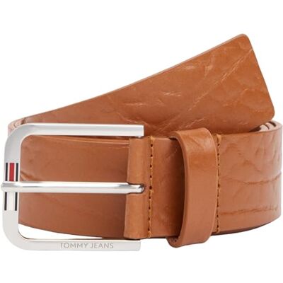 Tommy Jeans herr TJM Austin 4.0 AM0AM13413 fast bälte, brun (cognac), 80, Brun (Cognac), 80 Tommy Jeans herr TJM Austin 4.0 AM0AM13413 fast bälte, brun (cognac), 80, Brun (Cognac), 80