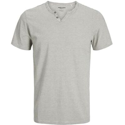 JACK & JONES JACK&JONES JJESPLIT Neck Stripe Tee SS NOOS, Molndansare, M JACK & JONES JACK&JONES JJESPLIT Neck Stripe Tee SS NOOS, Molndansare, M
