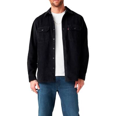 Levi's Jackson Worker skjorta för män, jet svart, XS Levi's Jackson Worker skjorta för män, jet svart, XS