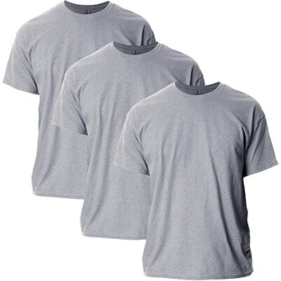 Gildan Men's T-shirt Ultra Cotton T-shirt, Style G2000 Sportgrå (förpackning med 3) XL Gildan Men's T-shirt Ultra Cotton T-shirt, Style G2000 Sportgrå (förpackning med 3) XL