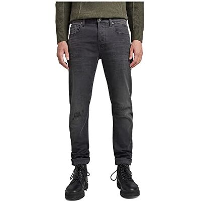 G-STAR Jeans för män, Grå (sliten i svart onyx återställd 51001-b479-d108), 29W x 34L G-STAR Jeans för män, Grå (sliten i svart onyx återställd 51001-b479-d108), 29W x 34L