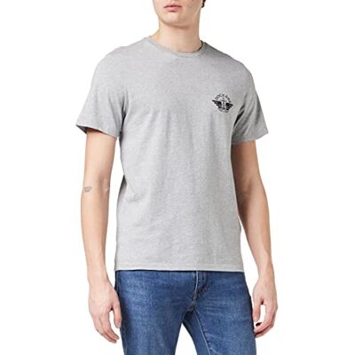 Dockers T-shirt för män, Grå Heather + Wing & ankare, XL Dockers T-shirt för män, Grå Heather + Wing & ankare, XL