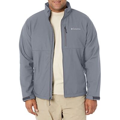 Columbia Men's Big & Tall Ascender Softshell Jacket, Graphite, 3X/Tall Columbia Men's Big & Tall Ascender Softshell Jacket, Graphite, 3X/Tall