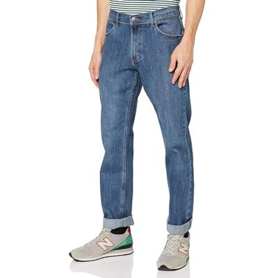Wrangler Herren Red Kabel Regular Jeans, Mid Stone, 32W / 34L EU Wrangler Herren Red Kabel Regular Jeans, Mid Stone, 32W / 34L EU