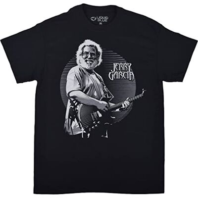Liquid Blue Herrar Jerry Garcia Touch of Grey T-shirt, svart, liten Liquid Blue Herrar Jerry Garcia Touch of Grey T-shirt, svart, liten