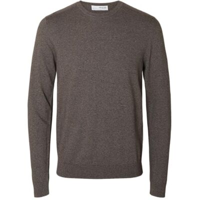 SELECTED HOMME stickad tröja för män, långärmad, Morel, L SELECTED HOMME stickad tröja för män, långärmad, Morel, L