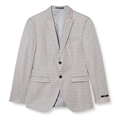 JACK & JONES Jprfranco Check Blazer kostymjacka herr, Petrified ek/kontroller: Super Slim Fit, 44 JACK & JONES Jprfranco Check Blazer kostymjacka herr, Petrified ek/kontroller: Super Slim Fit, 44