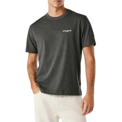 Pepe Jeans herr Terry T-Shirt, grå (Mörkgrå Marl), XL, Grå (Mörkgrå Marl), XL Pepe Jeans herr Terry T-Shirt, grå (Mörkgrå Marl), XL, Grå (Mörkgrå Marl), XL