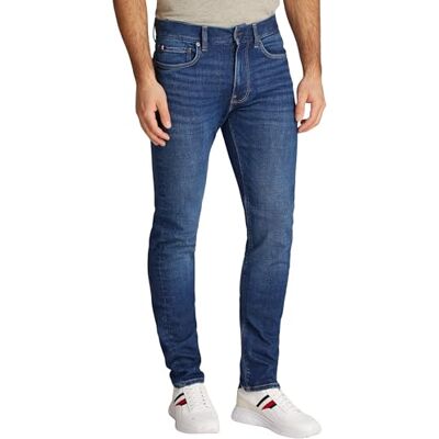 Tommy Hilfiger Herr Slim Bleecker PSTR Texas Indigo MW0MW37824 Slim, Denim, 31W/36L, Denim (Texas Indigo), 31W x 36L Tommy Hilfiger Herr Slim Bleecker PSTR Texas Indigo MW0MW37824 Slim, Denim, 31W/36L, Denim (Texas Indigo), 31W x 36L