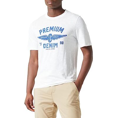 JACK & JONES Men's Jprbluhenry Ss Tee Crew Neck T-shirt, Molndansare, M JACK & JONES Men's Jprbluhenry Ss Tee Crew Neck T-shirt, Molndansare, M