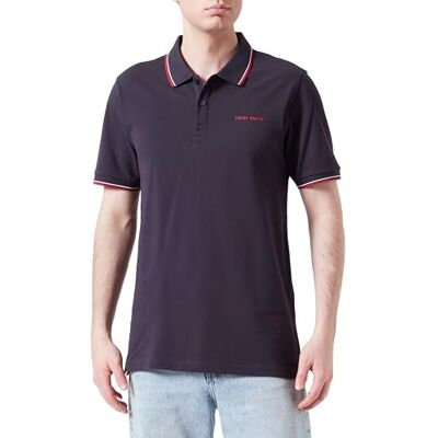 Teddy Smith Pikétröja för herr Pasian 2 MC Dark Navy, Mörk marinblå, S Teddy Smith Pikétröja för herr Pasian 2 MC Dark Navy, Mörk marinblå, S