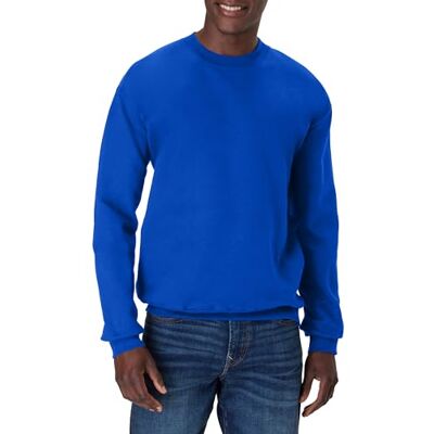 Hanes Sweatshirt för män, Djupt kunglig, L Hanes Sweatshirt för män, Djupt kunglig, L