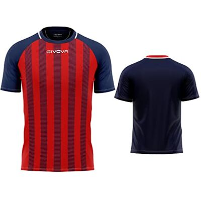 Givova Stretch Shirt, Blå/Röd, M Givova Stretch Shirt, Blå/Röd, M