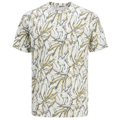 JACK & JONES Jorsplit Aop Tee Ss Crew Neck, Molndansare, M JACK & JONES Jorsplit Aop Tee Ss Crew Neck, Molndansare, M