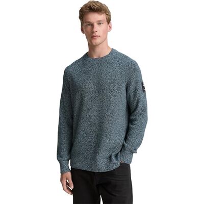 TOM TAILOR Denim herrtröja, 38694 – Deep Pond Green Mouline, XXL TOM TAILOR Denim herrtröja, 38694 – Deep Pond Green Mouline, XXL