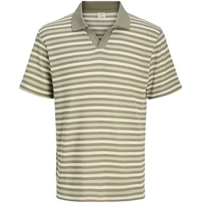 JACK & JONES Jprbluharry Ss delad hals polo, Fyrklöver, L JACK & JONES Jprbluharry Ss delad hals polo, Fyrklöver, L