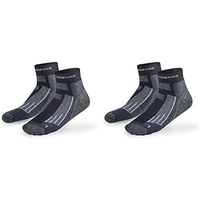 Black Crevice Merino vandringsstrumpor I dam och herr vandringsstrumpor i olika färger och storlekar I vandringsstrumpor med förstärkta tår och häl I lukthämmande och ventilerande I 2 par, kort – Black Crevice Merino vandringsstrumpor I dam och herr vandringsstrumpor i olika färger och storlekar I vandringsstrumpor med förstärkta tår och häl I lukthämmande och ventilerande I 2 par, kort –