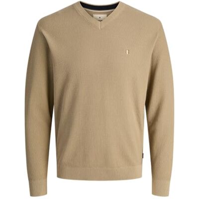 JACK & JONES Jprblurex stickad V-hals, Porslin, M JACK & JONES Jprblurex stickad V-hals, Porslin, M