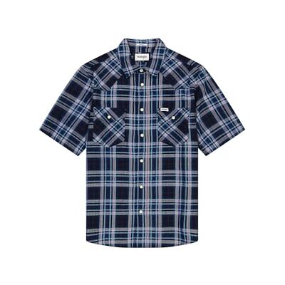 Wrangler SS Western skjorta, Flamingo indigo, S Wrangler SS Western skjorta, Flamingo indigo, S