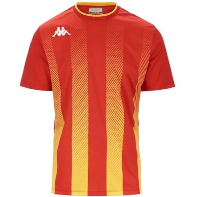 Kappa Bugo-tröja för män, Röd, gul, 3XL Kappa Bugo-tröja för män, Röd, gul, 3XL