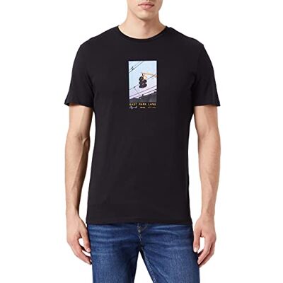 JACK & JONES JACK&JONES herr JORBOOSTER Tee SS Crew Neck July 22 T-shirt, svart, L JACK & JONES JACK&JONES herr JORBOOSTER Tee SS Crew Neck July 22 T-shirt, svart, L