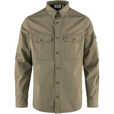 Fjällräven Fjallraven 81838-244 Singi trekking skjorta LS M sweatshirt herr mocka brun storlek XL, Mocka brun, XL Fjällräven Fjallraven 81838-244 Singi trekking skjorta LS M sweatshirt herr mocka brun storlek XL, Mocka brun, XL